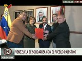 Venezuela expresa solidaridad con Palestina y rechaza la ocupación israelí en su territorio