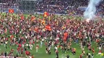 Romalılar, Konferans Ligi şampiyonluğunu kutladı
