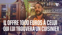 Ce patron d'un restaurant italien offre 1000 euros à celui ou celle qui lui trouvera un cuisinier