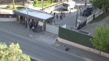 Son dakika: Gaziantep Emniyet Müdürlüğü önünde vurulan şahsın etkisiz hale getirildiği anlar kamerada
