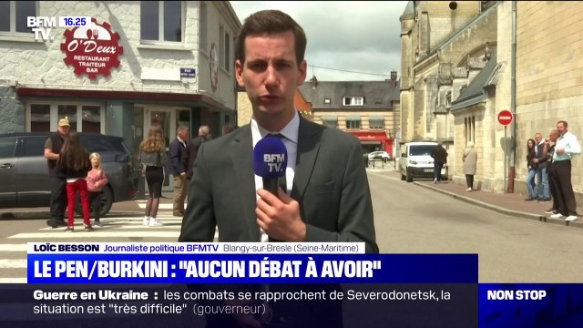 Pour Marine Le Pen, il ne peut pas y avoir de débat sur le burkini, une exigence portée par le fondamentalisme islamiste