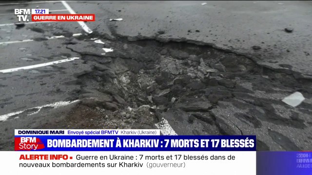 Ukraine: 7 morts et 17 blessés dans de nouveaux bombardements à Kharkiv, selon le gouverneur