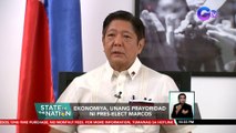 Ekonomiya, unang prayoridad ni pres-elect Marcos | SONA