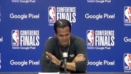Erik Spoelstra after Wednesday's Game 5 loss to the Celtics