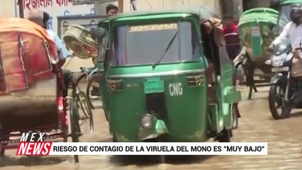 RIESGO DE CONTAGIO DE LA VIRUELA DEL MONO ES "MUY BAJO"