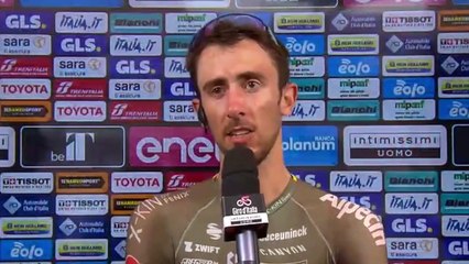Tour d'Italie 2022 - Dries De Bondt :  "I think we did a good operation with the other escapees in the final kms to keep the peloton behind and then we had to focus on Magnus Cort Nielsen who is a very fast rider"