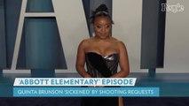 Quinta Brunson Reacts to 'Wild' Requests for a School Shooting Episode of Abbott Elementary