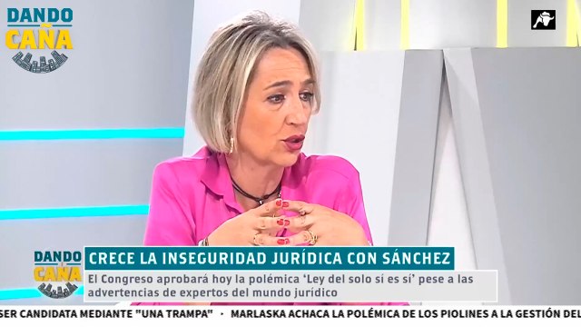 Inés Cañizares (VOX) sobre la ley del 'sólo sí es sí': 'Atenta directamente contra los hombres'