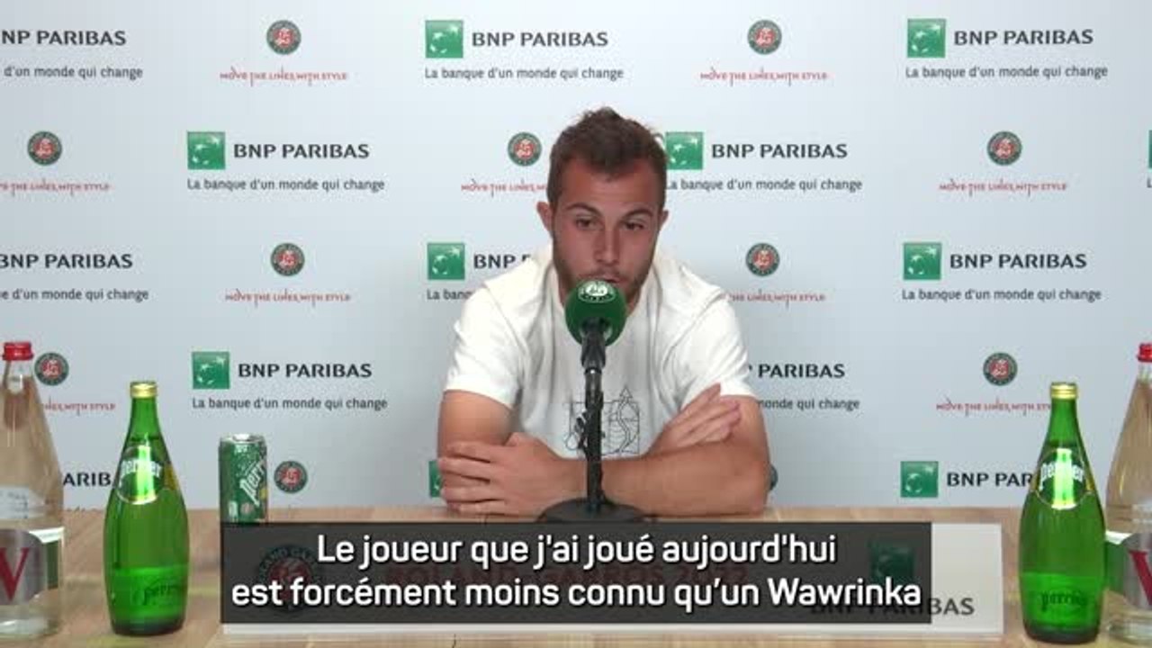 Roland-Garros - Gaston : “L’ambiance me donne de l'énergie, de la force”