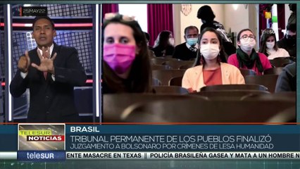 Tribunal de los Pueblos evidenció crímenes de Jair Bolsonaro