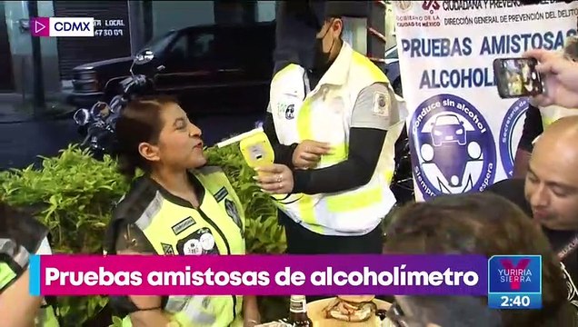 Implementan pruebas amistosas de alcoholímetro en la CDMX