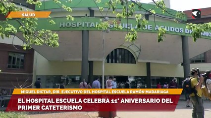 El hospital escuela celebra 11° aniversario del primer cateterismo