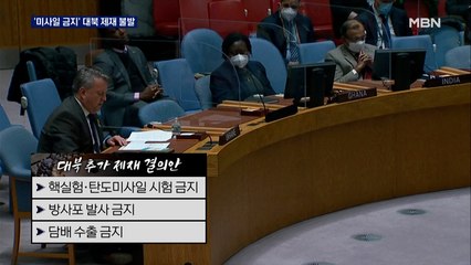 "미사일·방사포·담배도 포함" 대북제재안 채택 불발