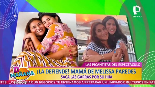 Mamá de Melissa Paredes saca las garras por su hija