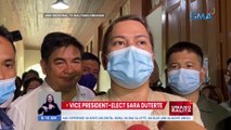 VP-elect Duterte, plano nang makipagpulong kina VP Robredo para sa transition | UB