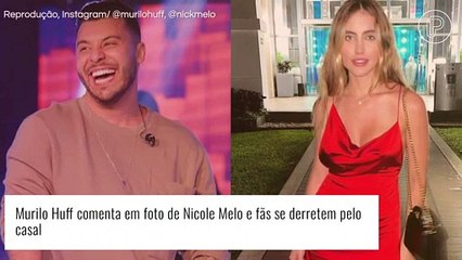Namorada de Murilo Huff posta foto, sertanejo reage e derrete a web