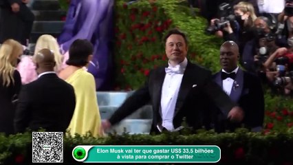 Elon Musk deve gastar US$ 33,5 bilhões da fortuna para comprar o Twitter