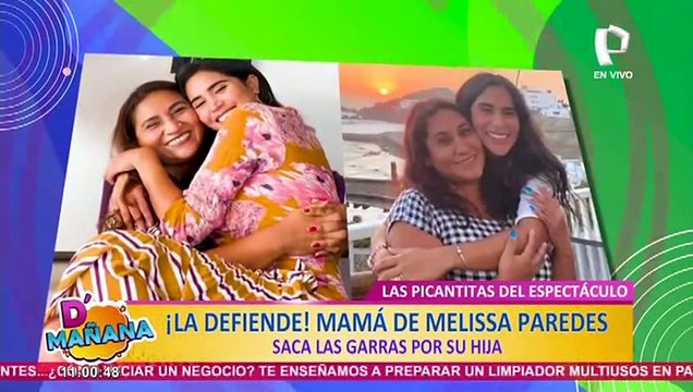 Mamá de Melissa Paredes saca las garras por su hija