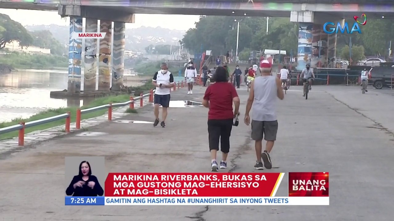 Marikina Riverbanks, bukas sa mga gustong mag-e...