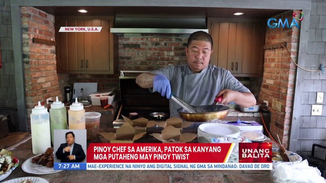 Filipino chef sa Amerika, patok sa kanyang mga putaheng may 'Pinoy twist' | UB