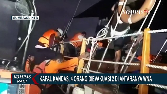 Kapal Wisata Mati Mesin lalu Kandas, Wisatawan asal Prancis Dievakuasi