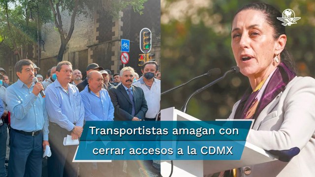 Una tarifa como la del Edomex no puede ser ; Sheinbaum rechaza propuesta de incremento de pasaje e