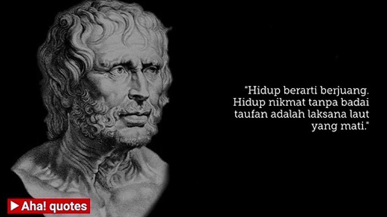 KATA BIJAK FILSUF BESAR ROMAWI _ QUOTES OF THE DAY _ SENECA