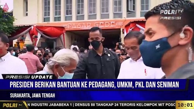PRESISI UPDATE 10.00 WIB : Presiden Jokowi dan Ibu Iriana Bagikan Bansos untuk Pedagang, Surakarta