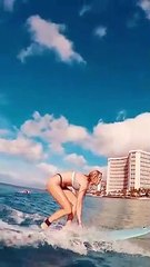 Surfing Waikiki Got TOO WILD #shorts