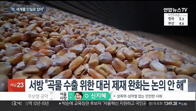 푸틴 제재 풀면 식량위기 해결 …돈바스 전투 최고조