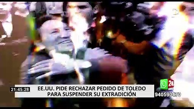 EEUU: Fiscalía estadounidense se pronuncia sobre caso contra Alejandro Toledo