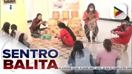 Mga estudyante sa Agusan del Norte, tinuruan ng mga kababaihang Manobo na maghabi ng basket