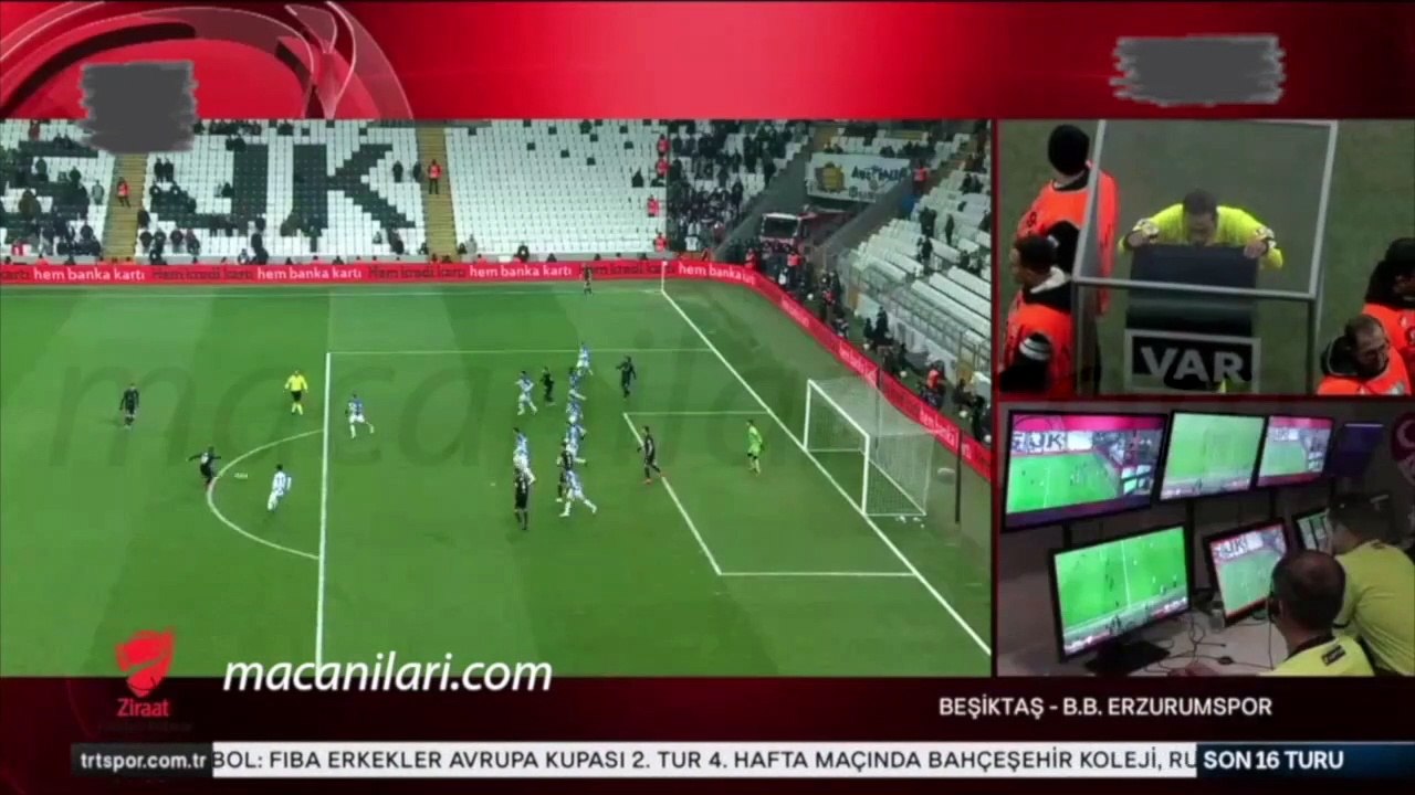 Beşiktaş 2-3 Büyükşehir Belediye Erzurumspor [HD] 22.01.2020 - 2019-2020 Turkish Cup Round Of 16 2nd Leg