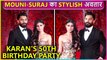 Mouni Roy Looks Stunning With Husband Suraj Nambiar At Karan Johar 50th Grand Birthday Celebration