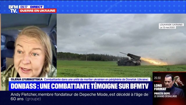 Olena Lyubiketska, combattante dans le Donbass: C'est un déluge d'obus qui tombe sur les civils