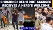 Delhi riot accused Shahrukh Pathan receives hero's welcome, Watch| Oneindia News
