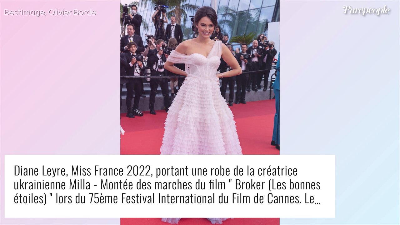 Miss France : Problème de robe pour Diane Leyre lors de son premier Festival de Cannes !