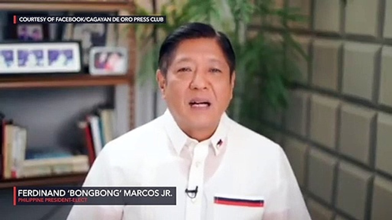 Marcos sends solidarity message to Cagayan de Oro journos on Press Freedom Week