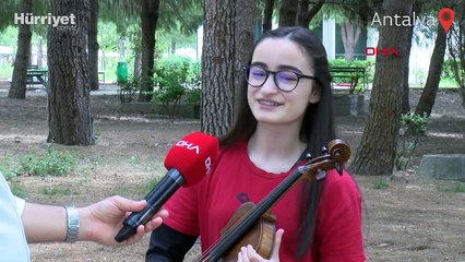 Cansu, kemanıyla 6 ayda elde ettiği 16 dereceyle Guinness'e girdi