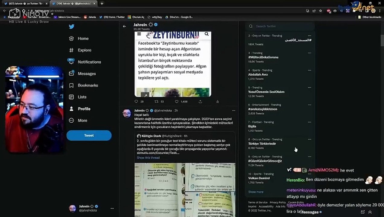 Twitch yayıncısı Jahrein tarafını değiştirdi: AK Parti'ye oy vereceğini açıkladı