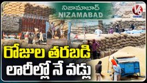 Farmers Face Problems With Delay In Purchase Of Paddy _ Nizamabad _  V6 News