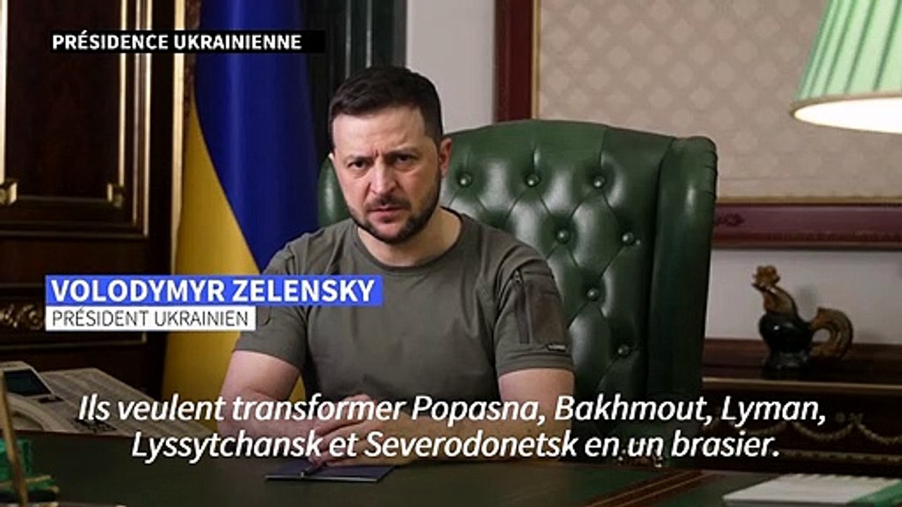 Ukraine: Zelensky accuse la Russie de "génocide" dans le Donbass