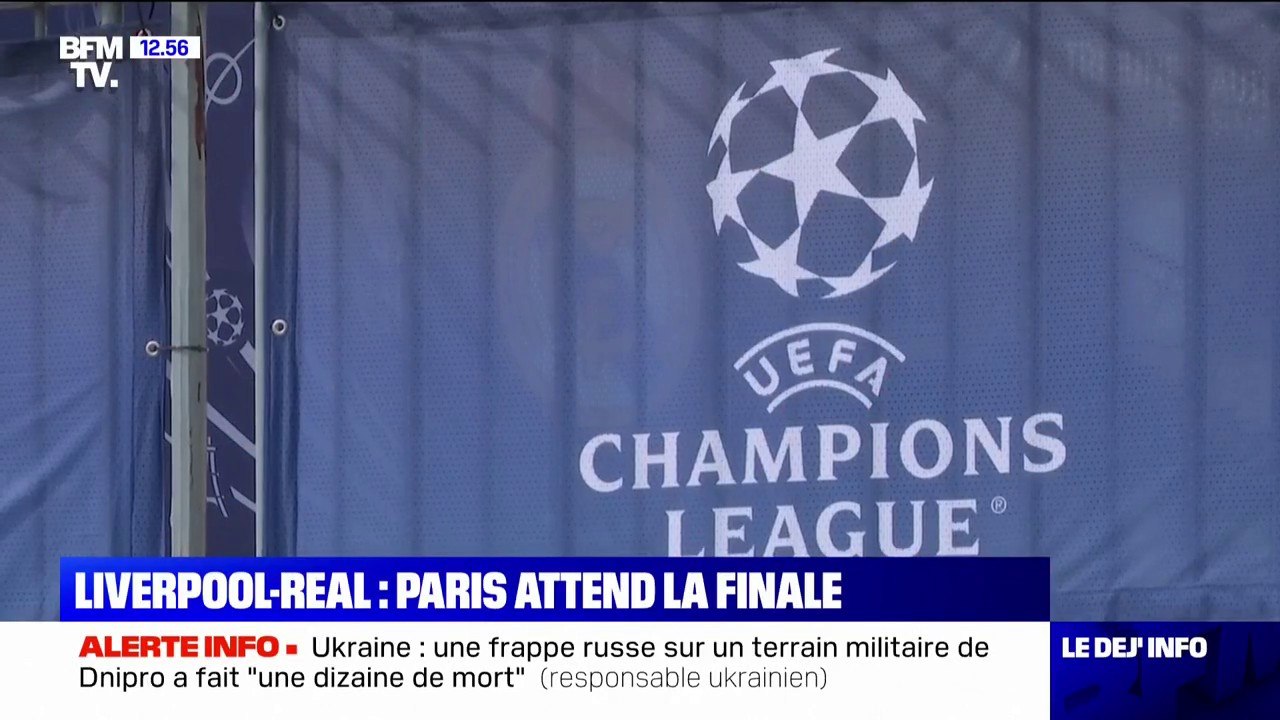 Liverpool-Real: Paris attend la finale de la Ligue des champions