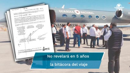 Reserva GN bitácora de vuelo de Adán Augusto