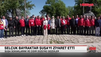 Selçuk Bayraktar, Şuşa'yı ziyaret etti