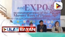 Mga produkto ng MSMEs, bumida sa Marawi Peace Week