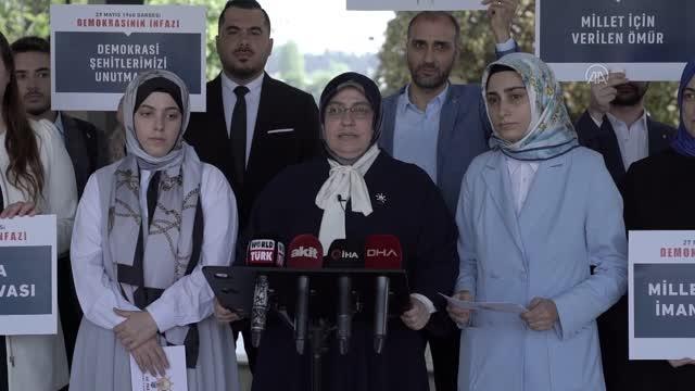 AK Parti İstanbul İl Başkanlığınca, merhum Başbakan Menderes ve arkadaşları anıldı