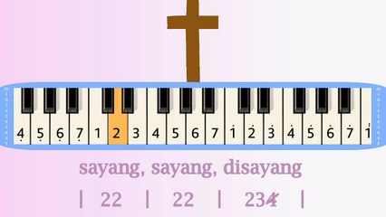 SAYANG DISAYANG: PIANIKA ❲MELODICA❳ TUTORIAL | LAGU ROHANI