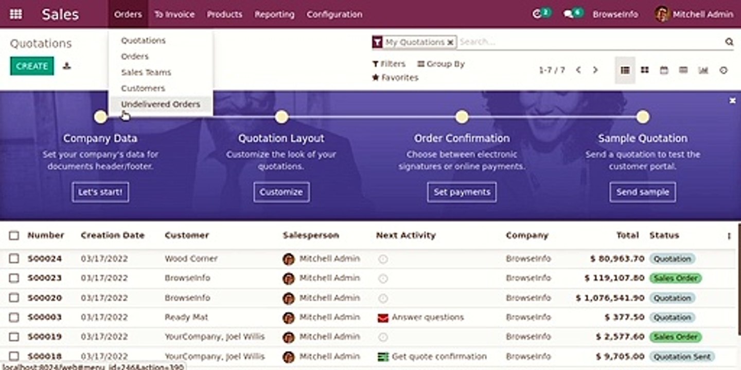 How to find Undelivered Sales Orders | Odoo Gold Partner | Browseinfo