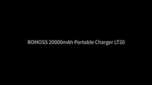 ROMOSS Sense 8  Power Bank 30000mAh QC PD 3.0 Fast Charging Powerbank 30000 mAh External Battery Charger For iPhone Xiaomi Mi